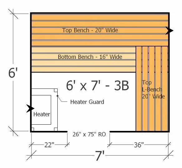 Размеры парилки в бане примеры 32 Beautiful Stock Of Sauna Bench Plans Check more at http://www.pack621.us/saun