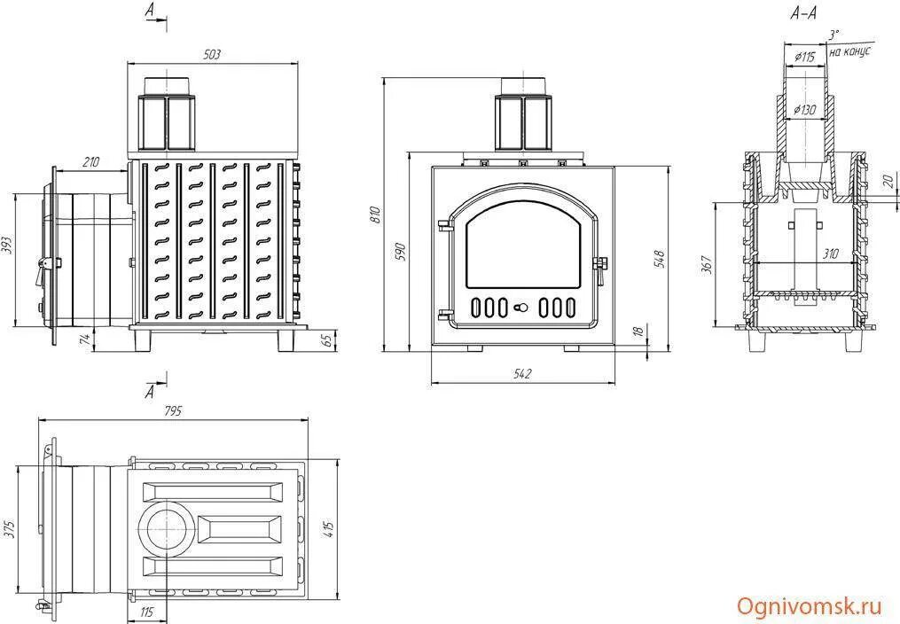 Размеры печей для бани фото Как выбрать чугунную печь для бани