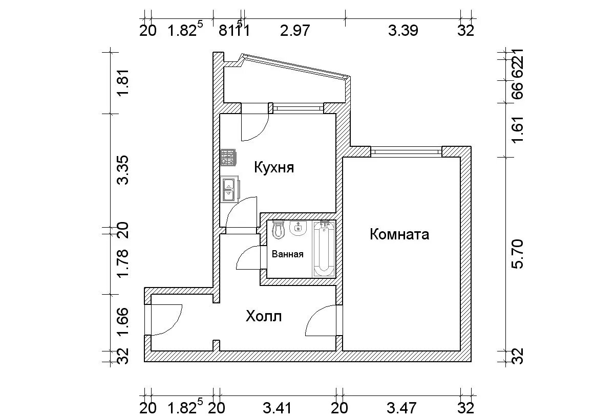 Размеры планировок 1 комнатных квартир ЖК Западный город, Краснодар Официальный сайт застройщиков