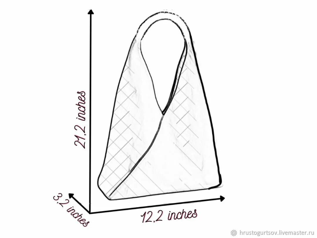 Размеры сумки шоппер своими руками выкройка Выкройка: сумка женская шоппер в интернет-магазине Ярмарка Мастеров по цене 220 