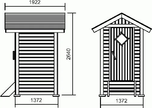 Размеры уличного туалета фото Biolan PuuCee elementeistä Wood-Group Cottage design, Outhouse plans, Wood