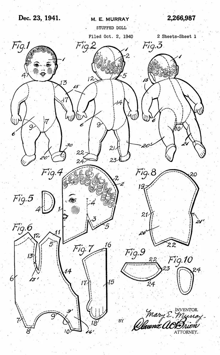 Размеры выкроек кукол Vintage Doll Illustrations Sewing dolls, Soft sculpture dolls, Kewpie dolls