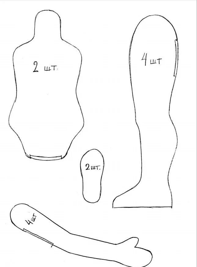 Размеры выкроек кукол Образцы узоров для кукол, Мягкие куклы, Выкройки