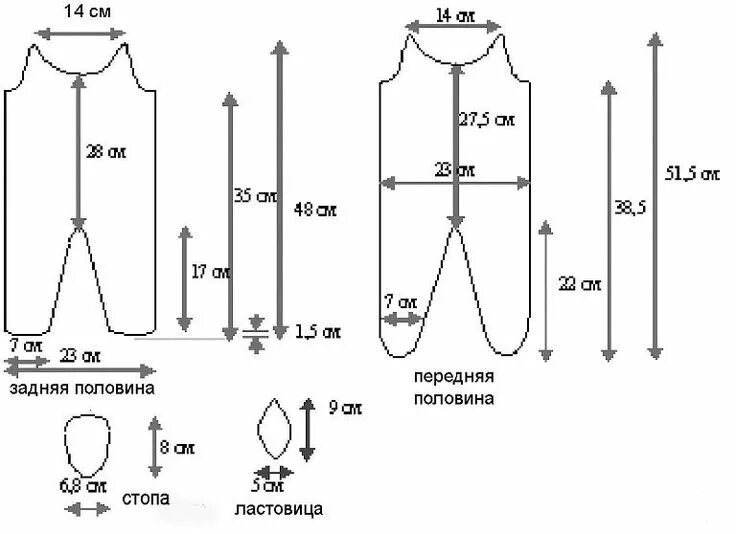Размеры выкройки для новорожденных Картинки по запросу построение выкройки для малышей Bonecas de pano, Moldes de r