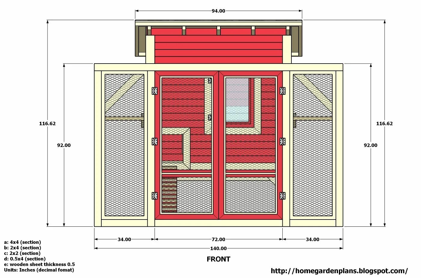 Размеры зимнего курятника фото home garden plans: L100 - Chicken Coop Plans Construction - Chicken Coop Design 