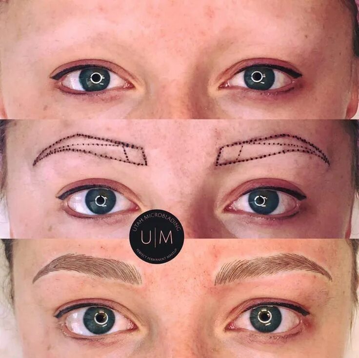 Разметка бровей перманентный макияж Eyebrows make a big difference... w 2019 Brwi, Makijaż permanentny i Makijaż