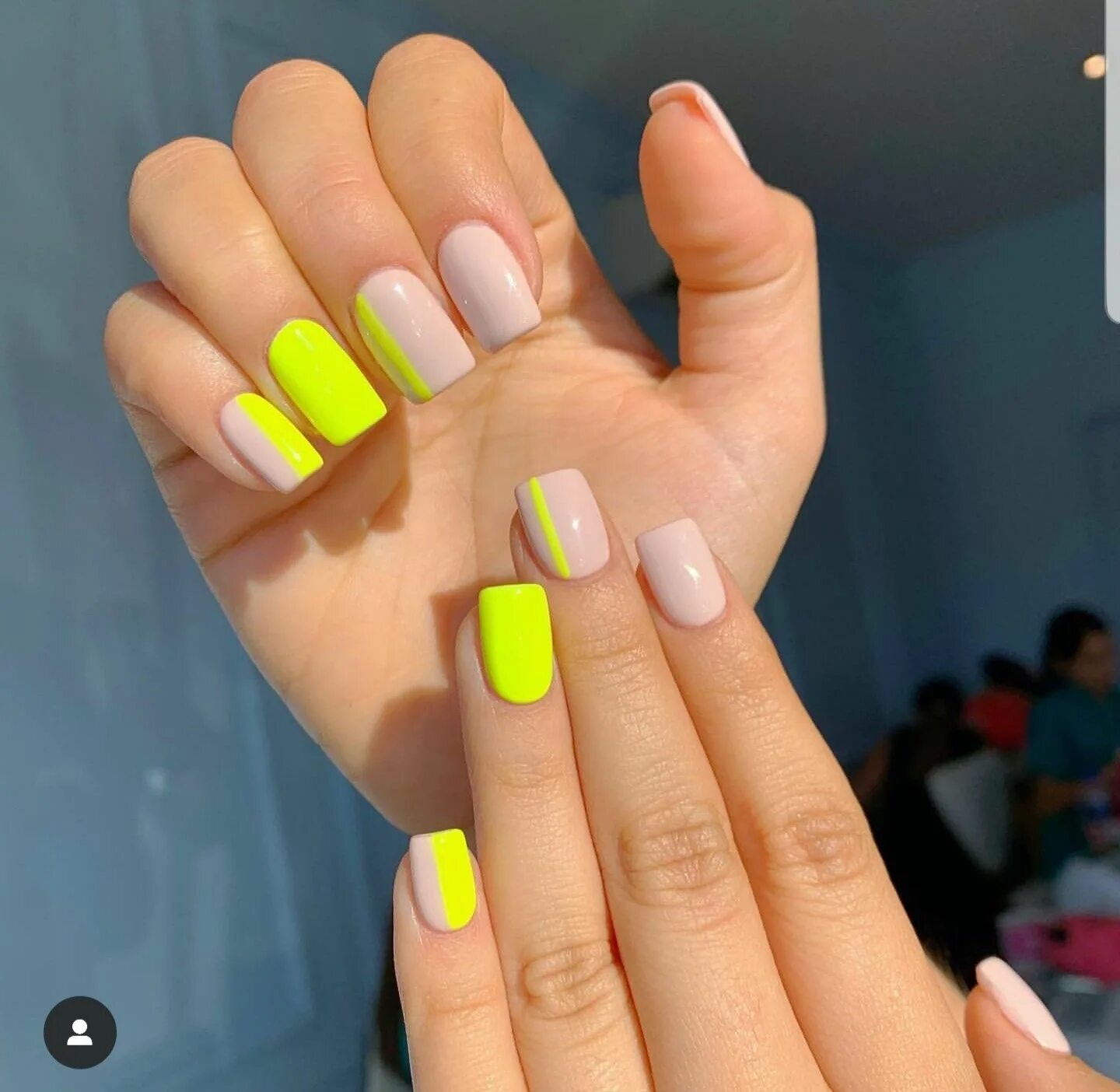 Разноцветный маникюр квадратные ногти Pin on nails Nail colors, Minimalist nails, Nail art