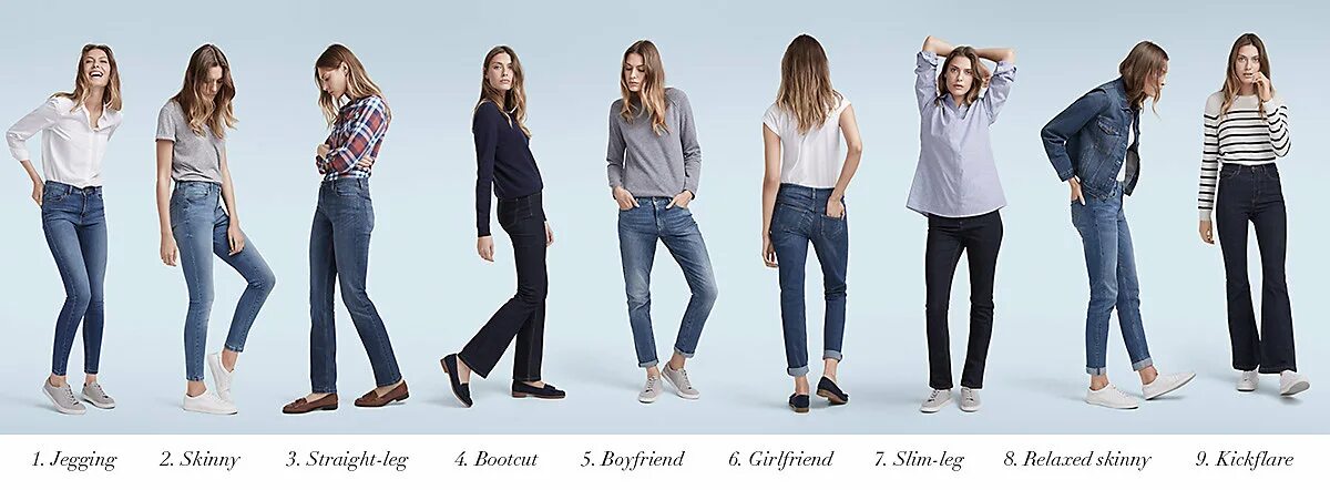 Разновидности джинс женских и их названия фото 5 Things You Need to Know Before Going Jean Shopping