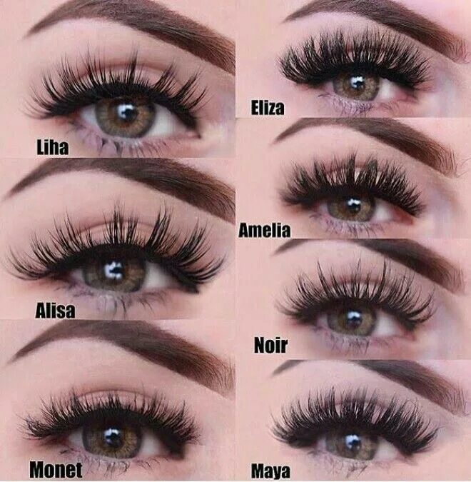 Разновидности наращивания ресниц фото и описание Mink Eyelashes #delarganoche Makeup eyelashes, Beautiful eyelashes, Eyelashes