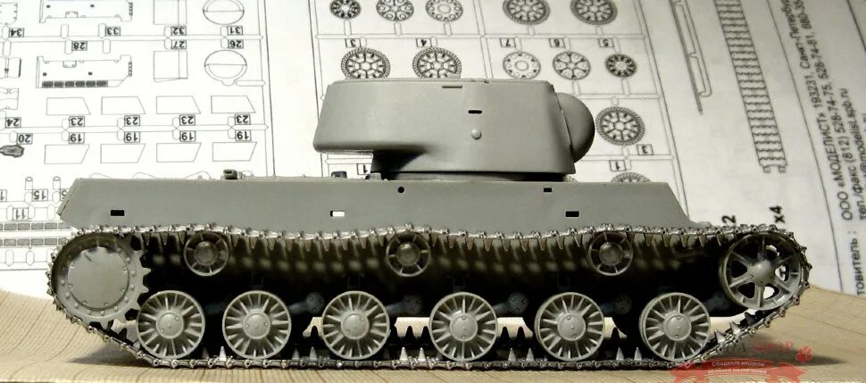 Разновидности траков танков кв фото Tracks for KV-1 / KV-2 (1/48) купить в Москве