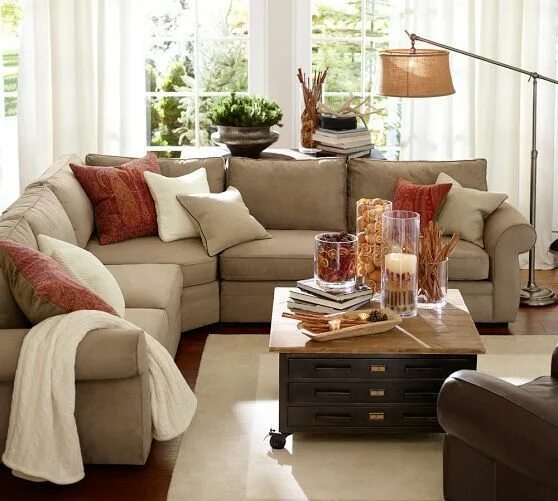 Разные диваны в интерьере гостиной Blog de Decoração Reciclar e Decorar New living room, Brown living room, Family 