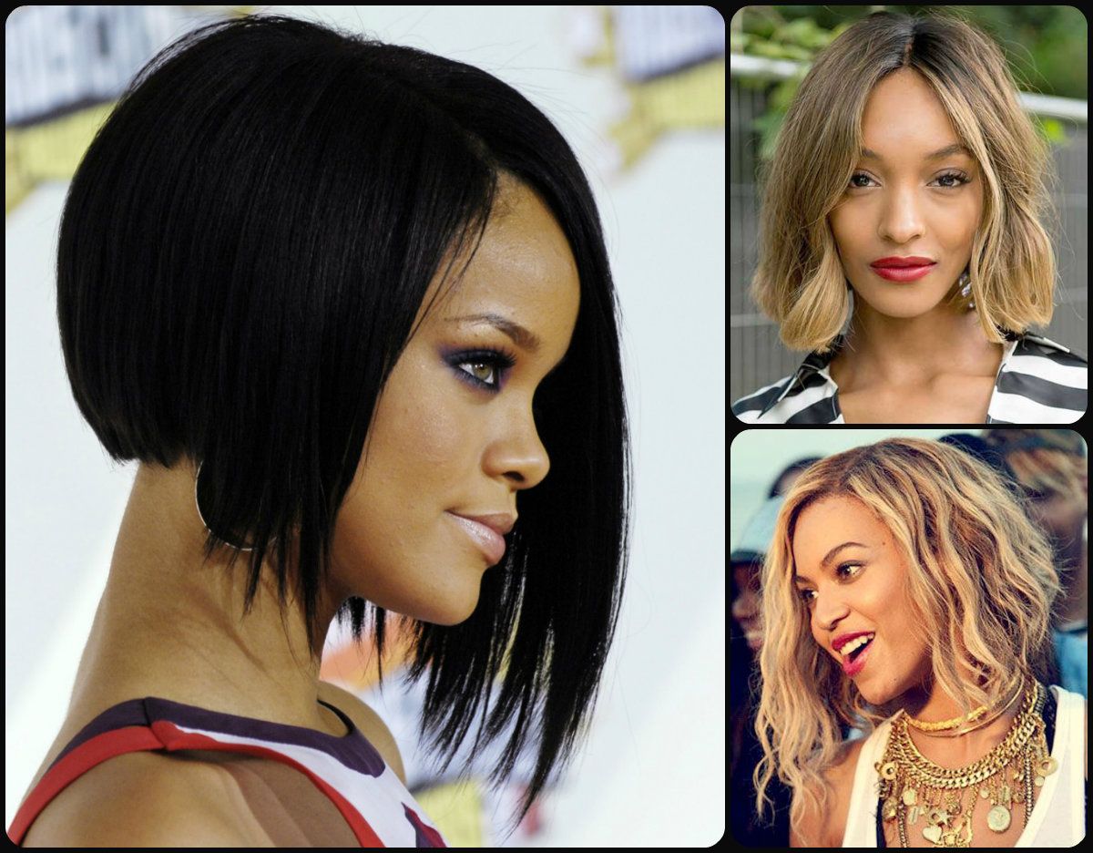 Разные каре фото Stylish Bob Hairstyles for Black Women 2015 Bob hairstyles, Short hair styles, S