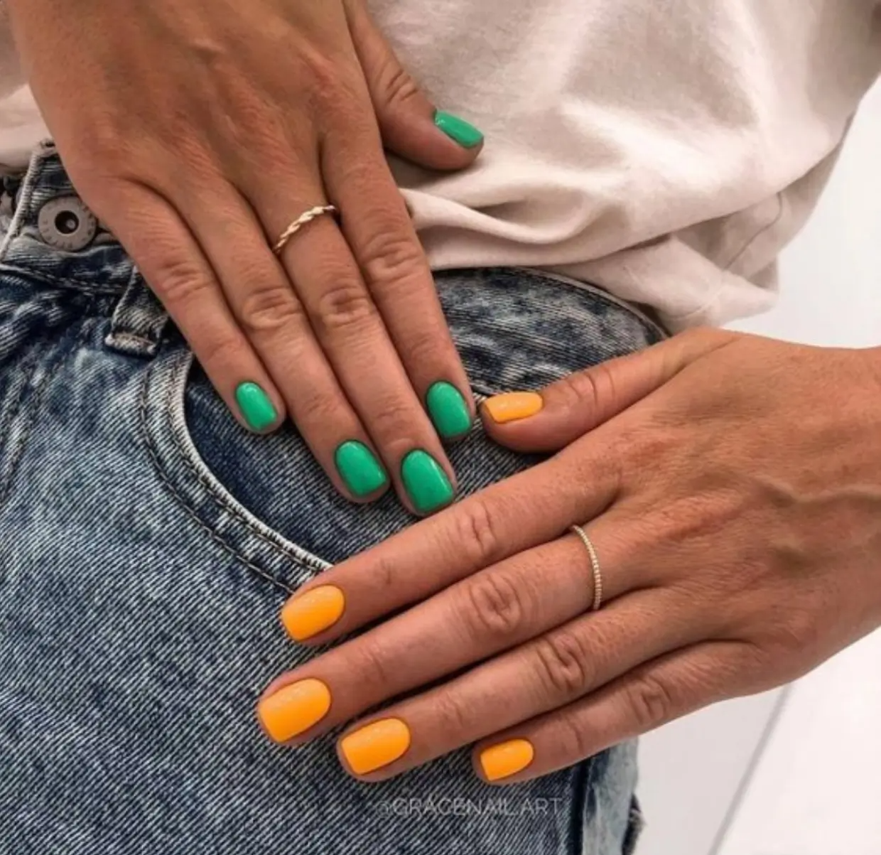 Разные ногти на руках дизайн Unhas do Brasil - inspirações para torcer pela seleção na Copa Chic nails, Styli