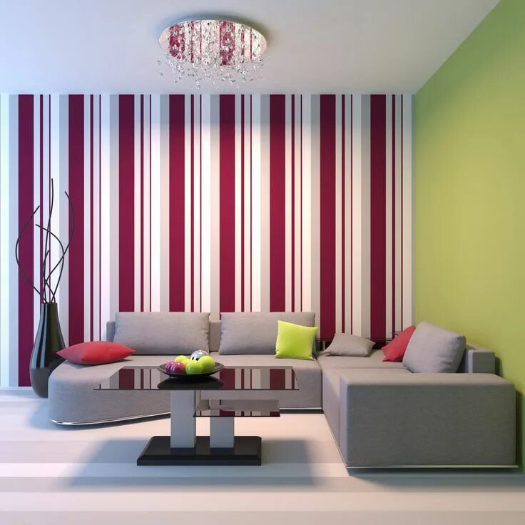 Разные цвета обоев в интерьере 8 Ways To Rock That Wall Above The Sofa - Homebliss Living room color combinatio