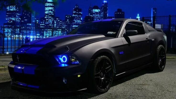 Разрешение на тюнинг автомобиля black car #car #vehicle ford mustang #night city lights sports car muscle car #s