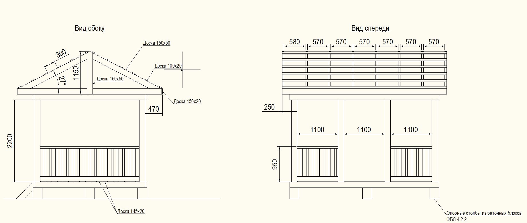 Разрез беседки чертеж Беседка 3 на 3 своими руками чертежи - беседка 3 на 4 своими руками. sushimag.co