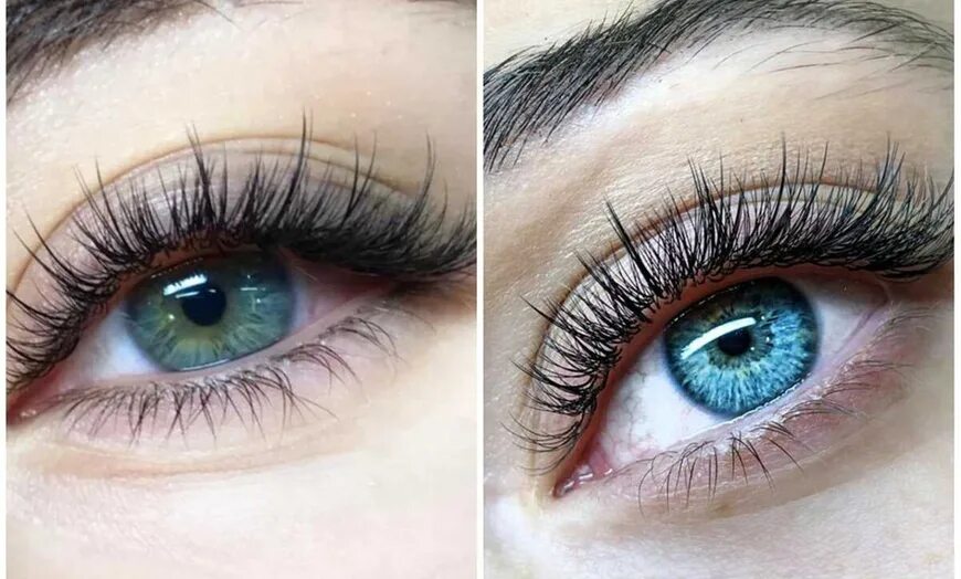 Разреженный эффект наращивания ресниц фото Eyelash Extensions - Lashes on 5th Groupon