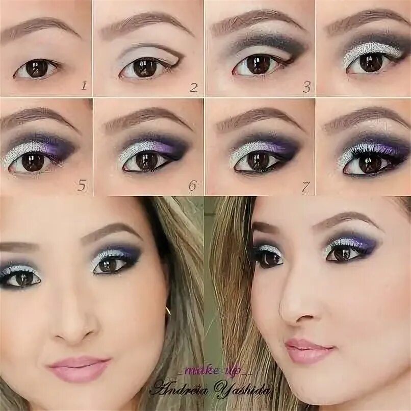 Разрезы глаз макияж hermoso y facil de recrear Asian eye makeup, Eye makeup, Eyeshadow makeup