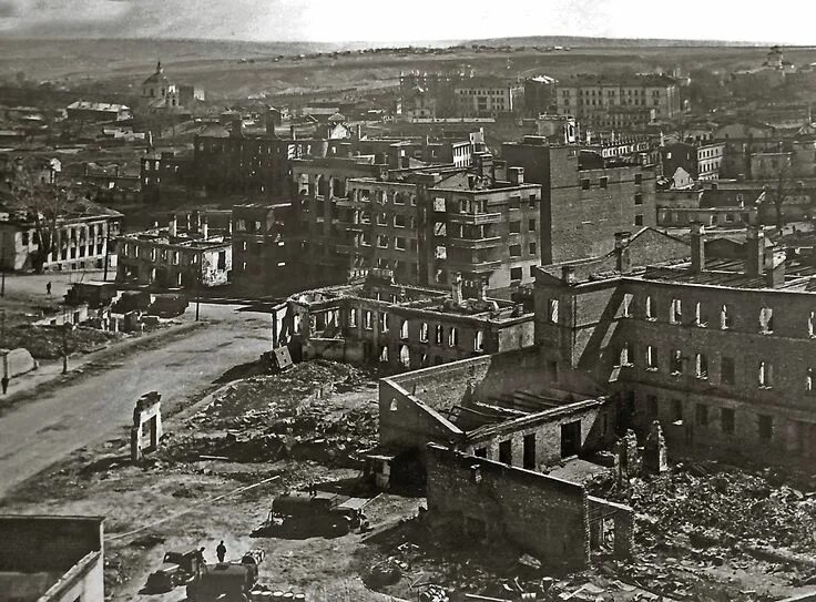 Разрушенный смоленск в годы войны фото Фотохроника: Смоленск освобождённый, - заминированный и подорванный - История Др