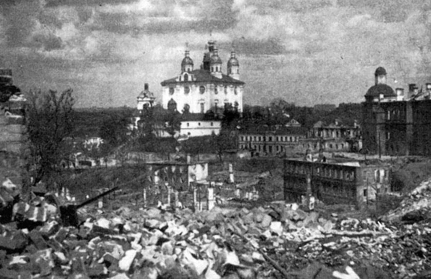 Разрушенный смоленск в годы войны фото Смоленск в годы Великой Отечественной войны. О Смоленске. Официальный сайт Админ