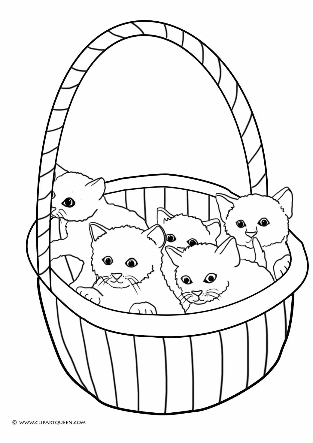 Разукрашка котики фото Kittens coloring, Cat coloring page, Kitty coloring