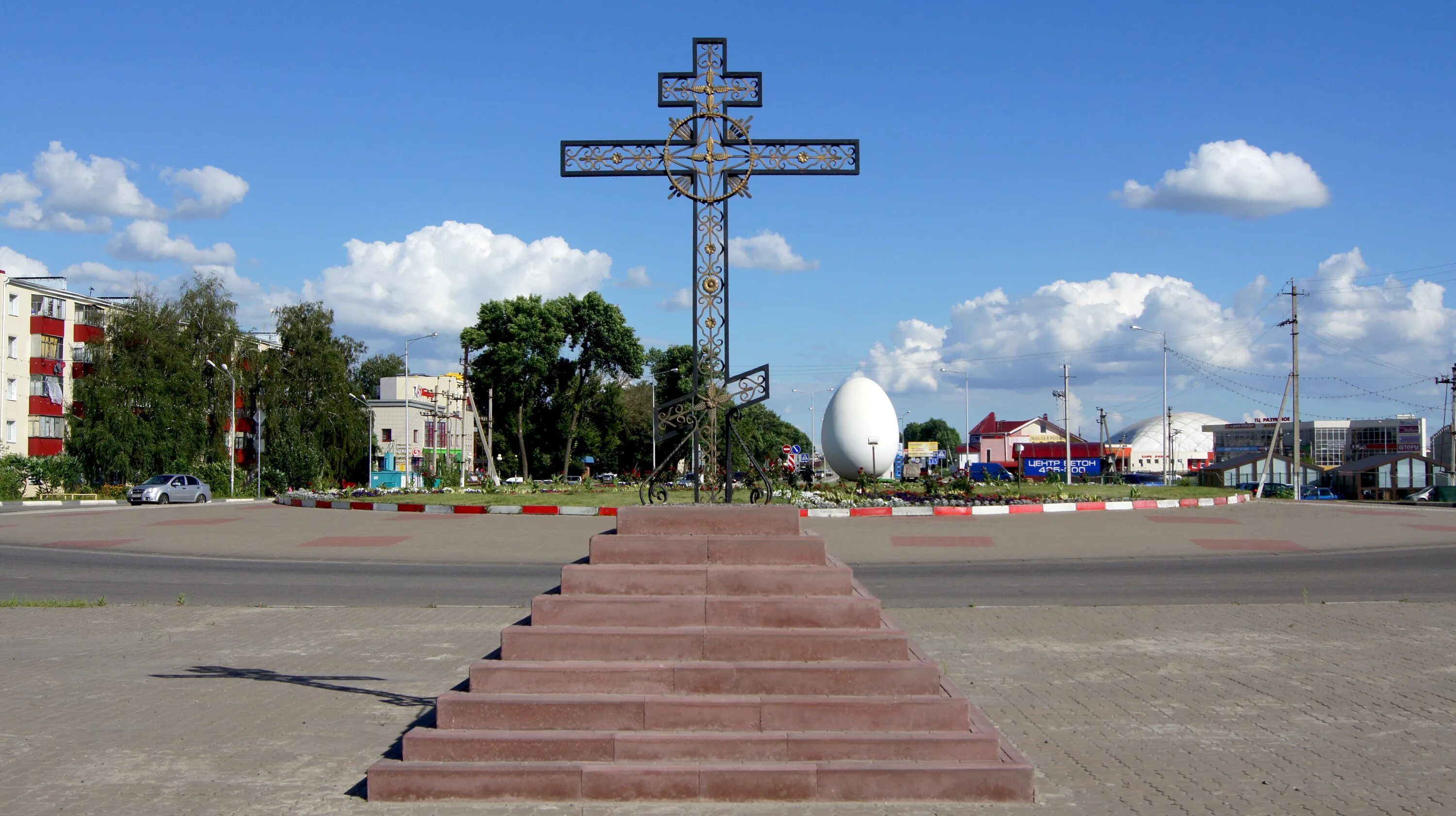 Разумное белгород фото Фото: Поклонный крест, жанровая скульптура, Белгородский район, рабочий посёлок 