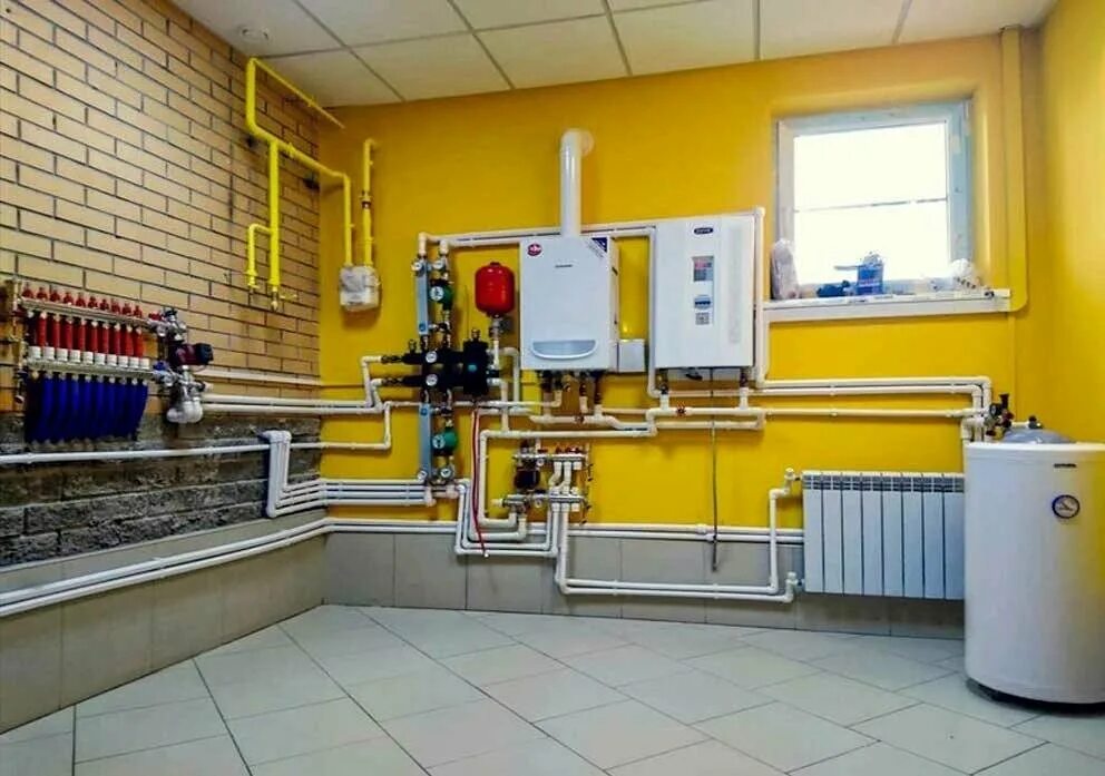 Разводка котельной в частном доме фото Installation Of Heating 64, installation and maintenance of heating systems, Sar