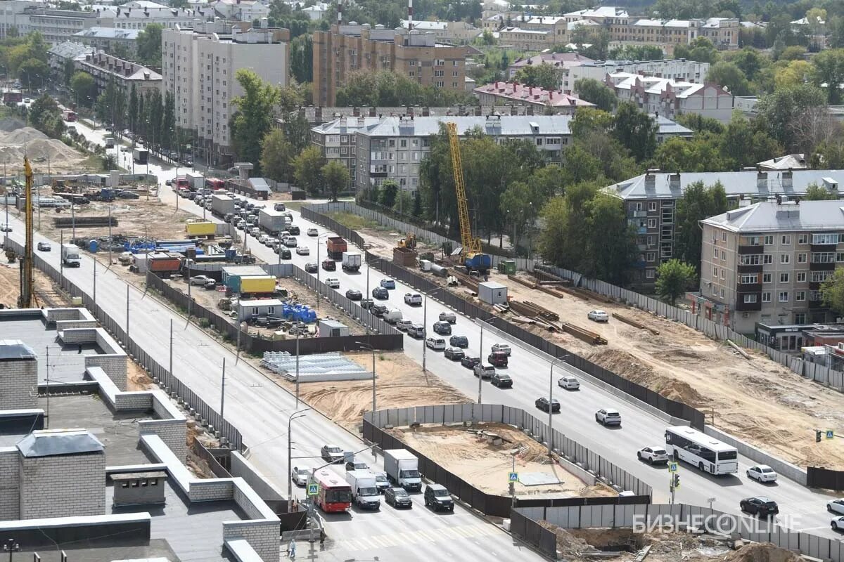 Развязка на горьковском шоссе в казани фото У нас 7 лет нет": Метшин показал, как реконструируют Горьковское шоссе