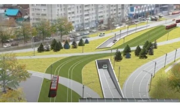 Развязка на горьковском шоссе в казани фото ⚡ as autoridades de Kazan mostraram a aparência de um novo desenlace em vez de u