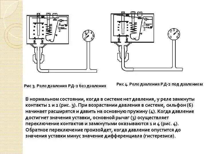 Рд росма реле давления схема подключения Реле kpi