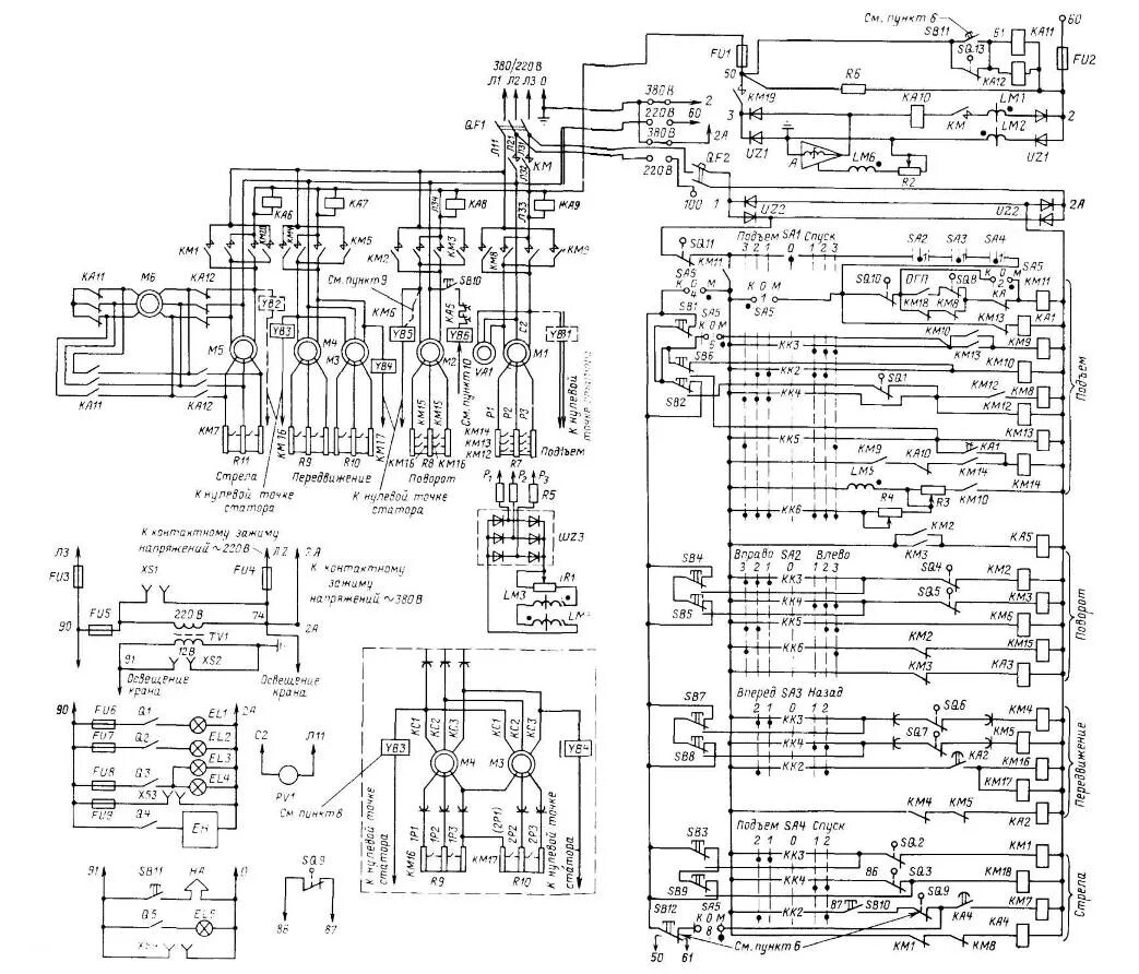 Рдк 250 схема электрическая принципиальная craneinfo.ru: Кран КБ-160.2. Схема электрическая принципиальная