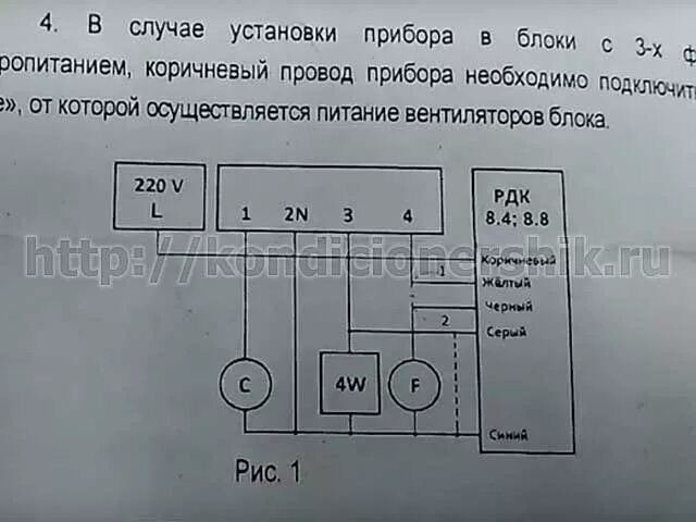 Рдк 8 4 схема подключения Зимний пакет для сплит системы Строй-Заказ.ру