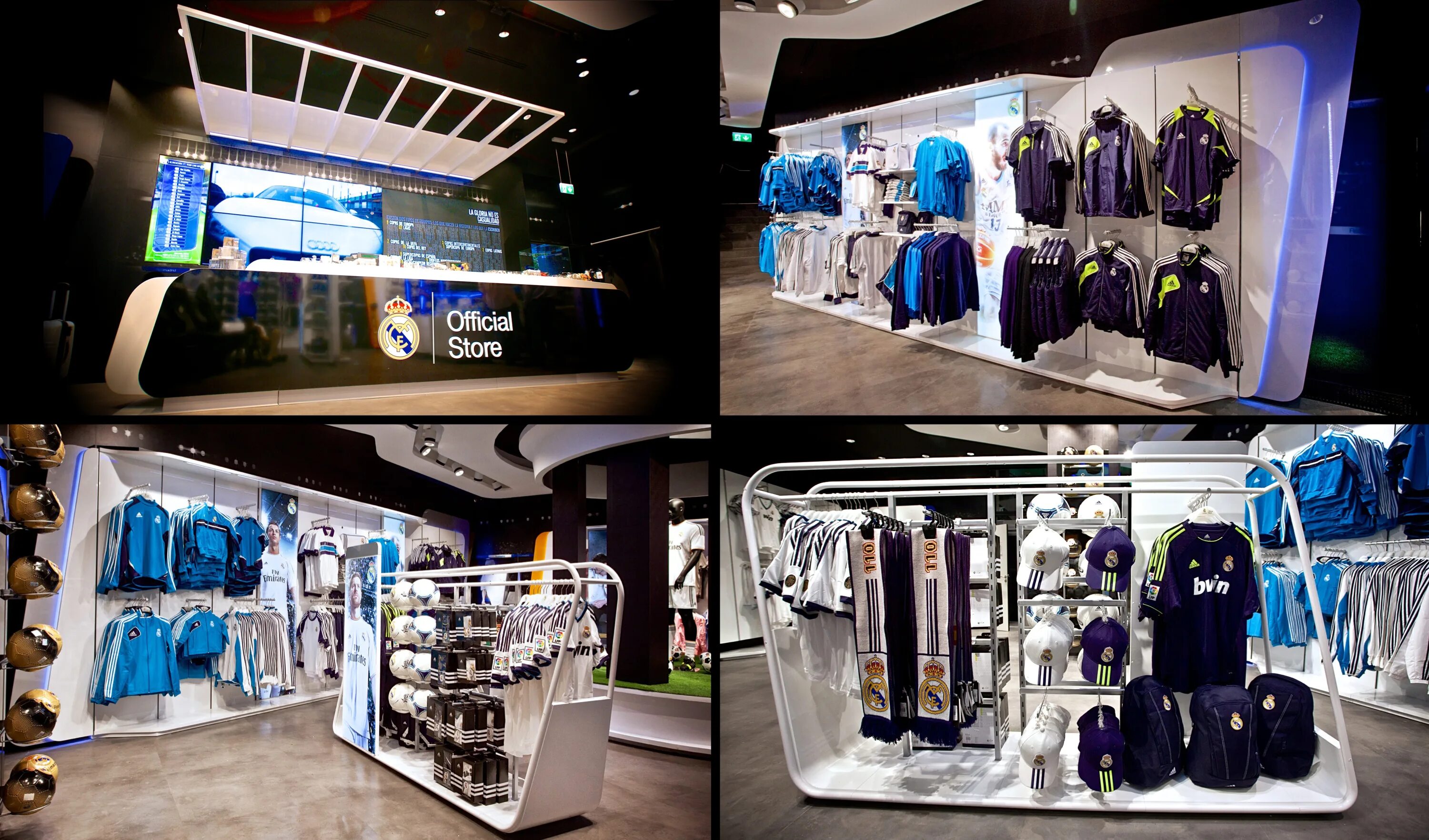 Реал магазин фото Idea 596024: Real Madrid Official Store Gran Via 31 by sanzpont arquitectura - A