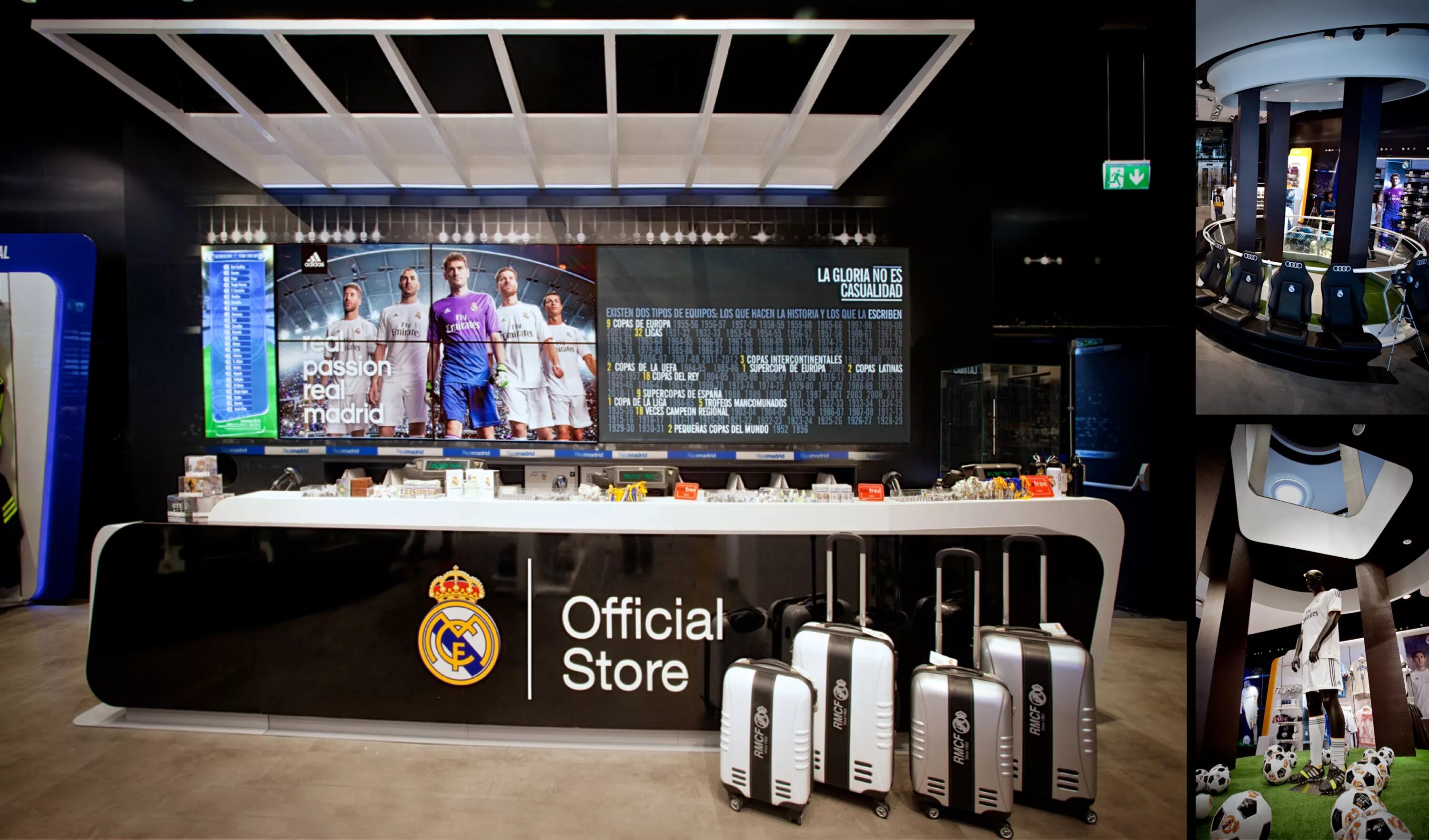 Реал магазин фото Idea 596028: Real Madrid Official Store Gran Via 31 by sanzpont arquitectura - A