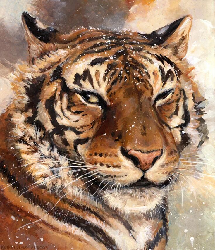 Реалистичные картинки животных Art. Big cats art, Watercolor tiger, Spirit animal art