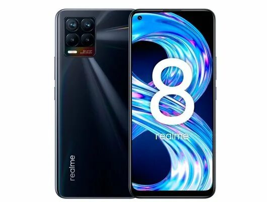 Реалми 8 фото Смартфон Realme 8 6/128Gb black - купить смартфон Реалме в интернет-магазине тех