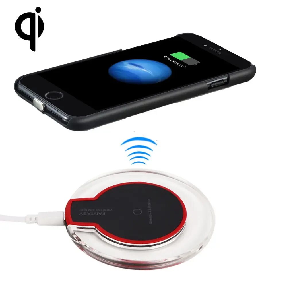 Реалми как подключить беспроводную зарядку Universal Qi Wireless Charger Charging Pad Mobile Phone Adapter Dock Station Wir