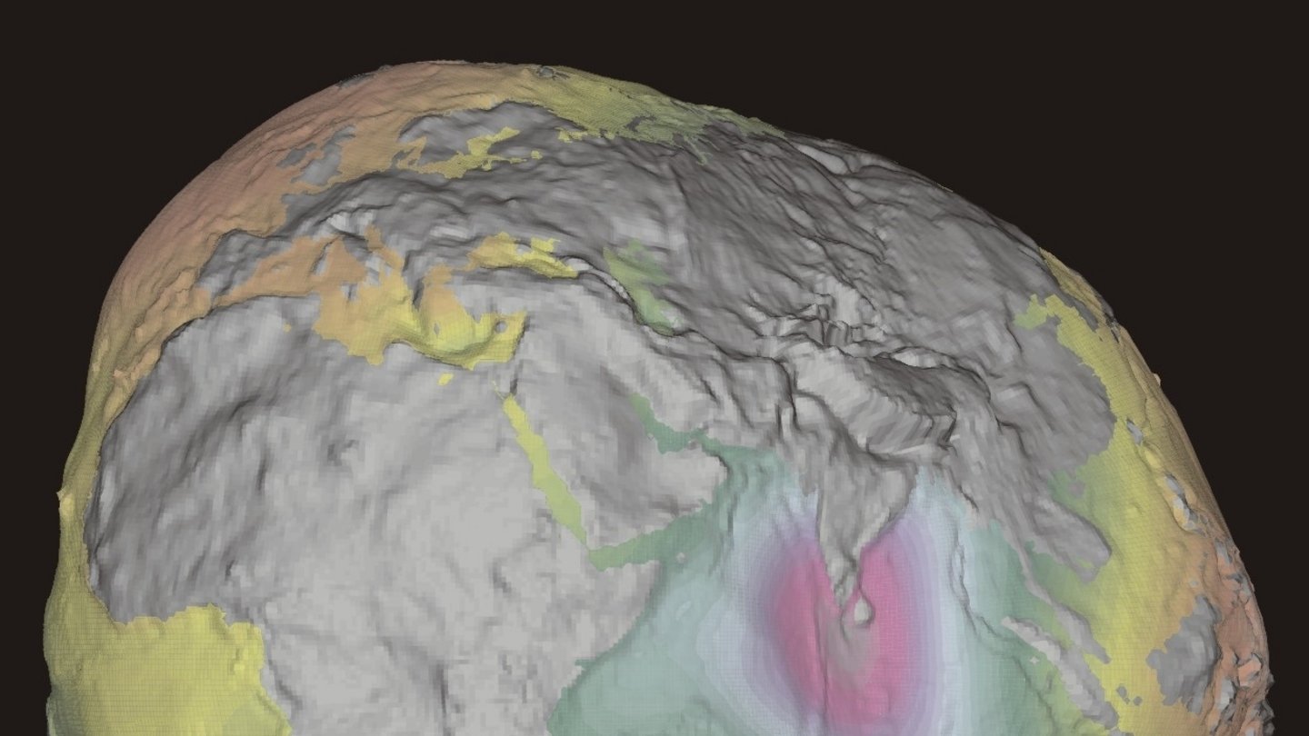 Реальная форма земли фото Welt der Physik: In Reichweite: Genaue Vermessung des Geoids vom Erdboden