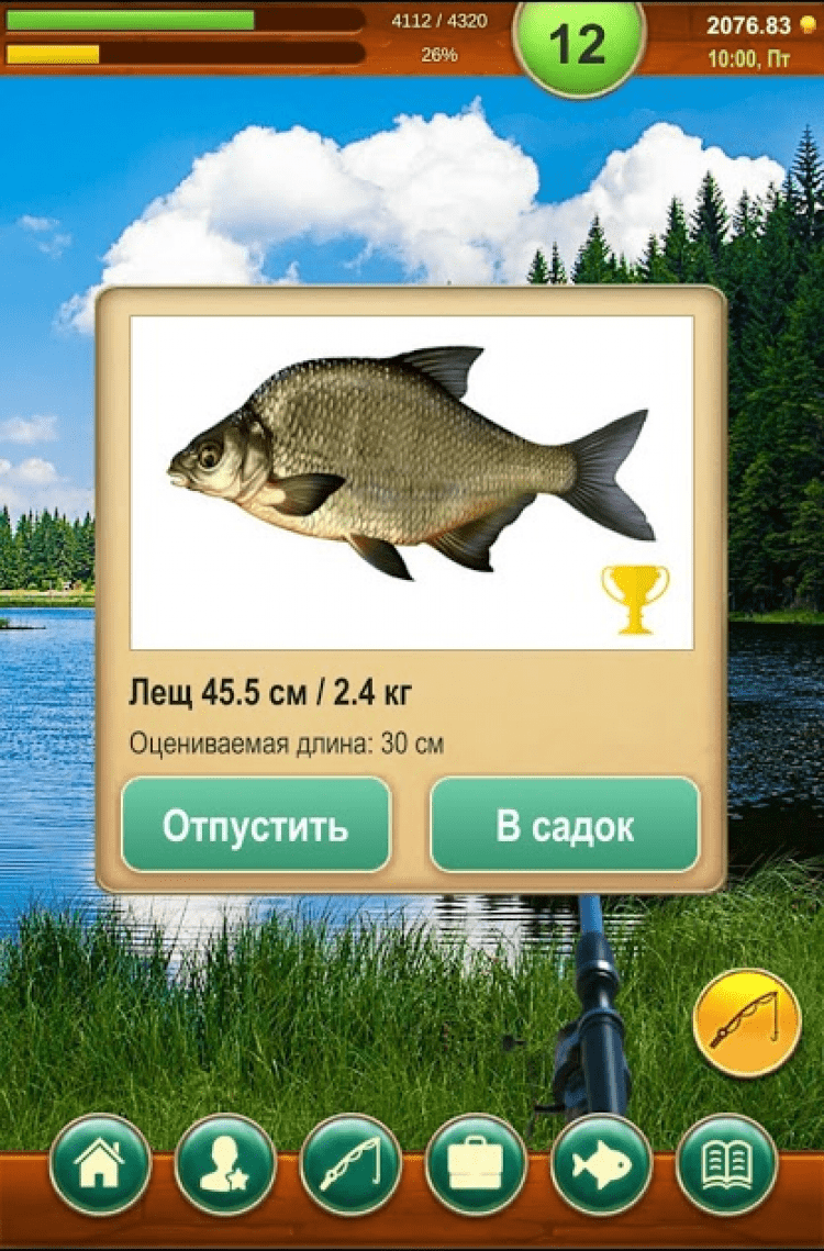 Реальная рыбалка на что ловить игры Cool Fisherman! Real Fishing in Russian download on Android for free