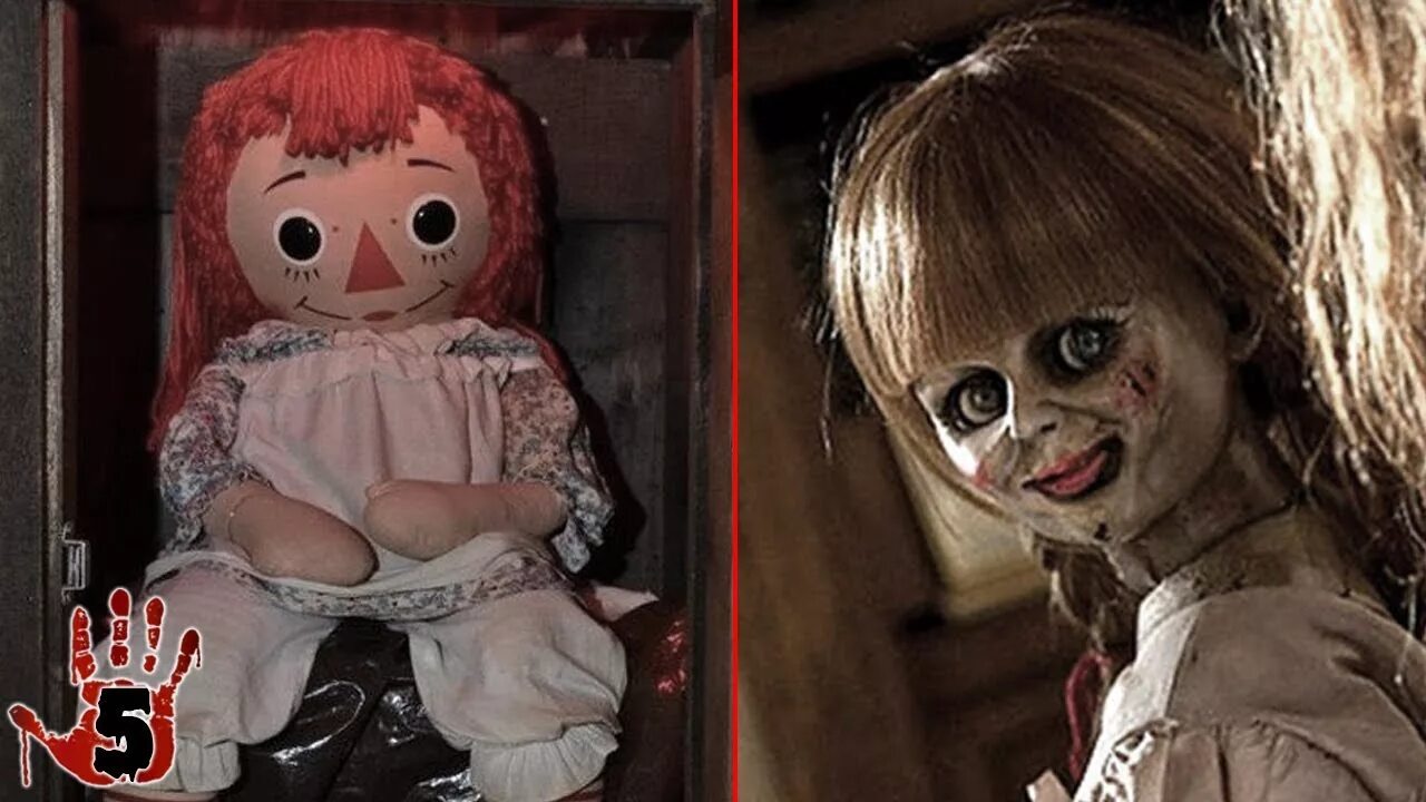 Реальную куклу фото Top 5 Annabelle Doll Caught Moving - Scariest Moments - YouTube