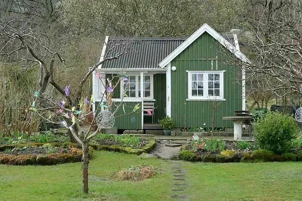 Реальные дачные дома фото Gartenhaus im Schwedenstil - ein märchenhafter Platz in Ihrem Garten Gartenhaus,