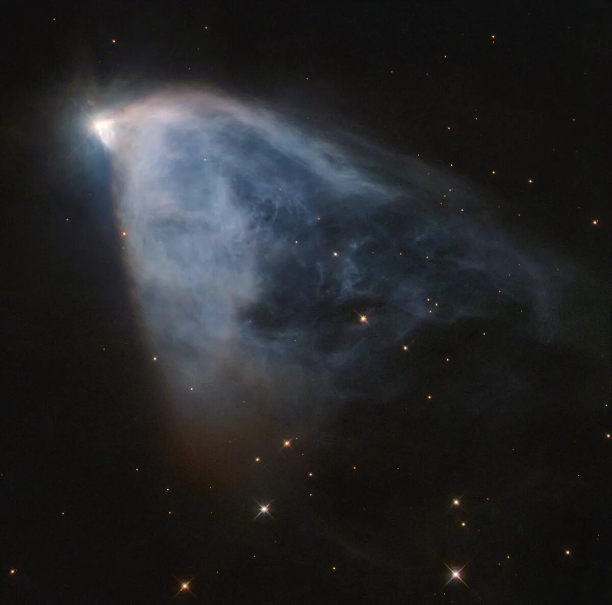 Реальные фото космоса без фотошопа File:Hubble's Variable Nebula - NGC 2261.png - Wikipedia