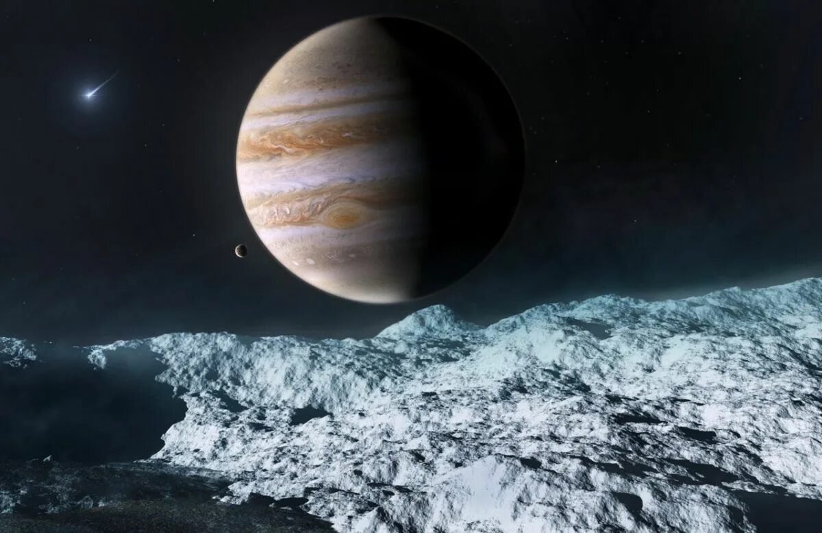 Реальные фото планет Jupiter's frozen moon Europa, has been tagged as one of the most mysterious bodi