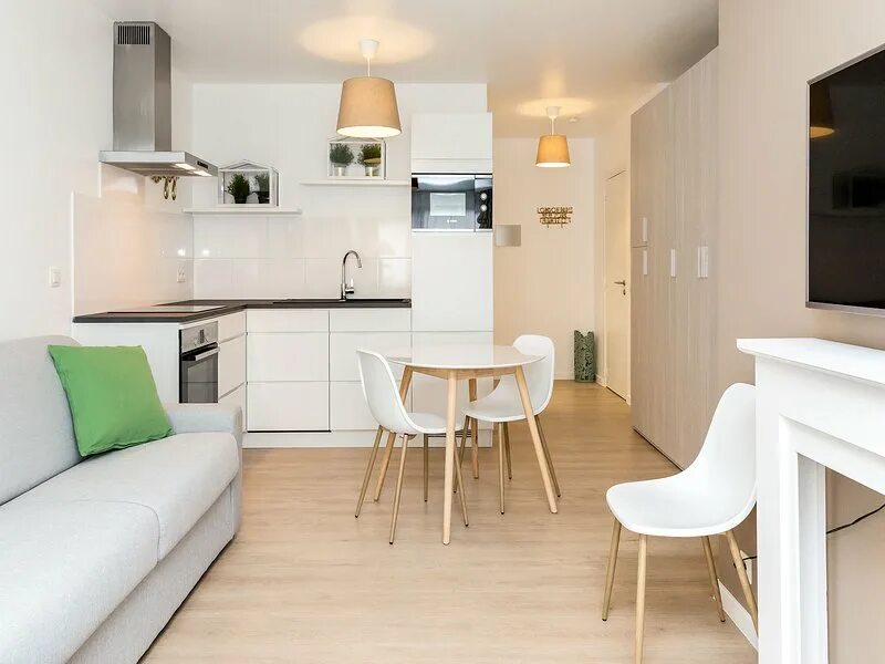 Реальные фото студии 15 кв м Sistina - Spacious studio in the European District of Brussels - TripAdvisor - H