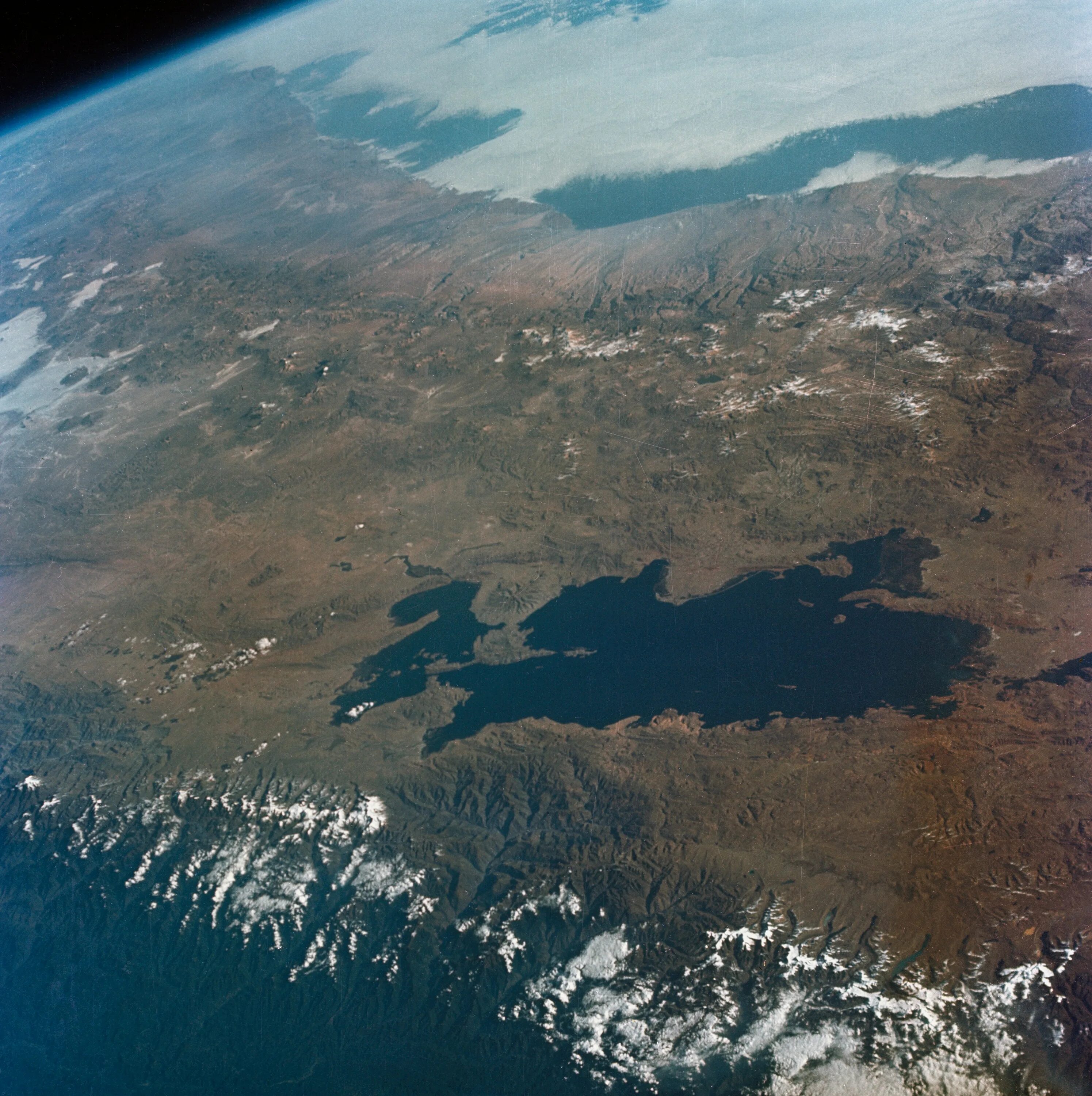 Rocky Mountains/Great Plains at Night (NASA, International. Flickr