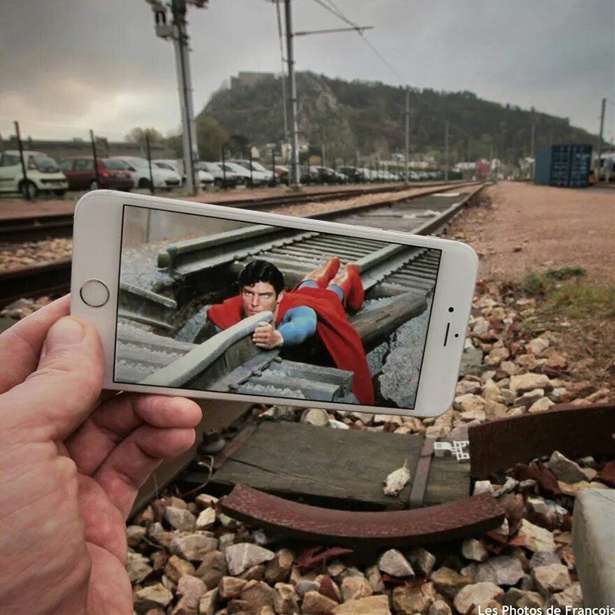 Реальный мир фото I Insert Movie Scenes Into Real Life Situations Using My iPhone Perfectly timed 