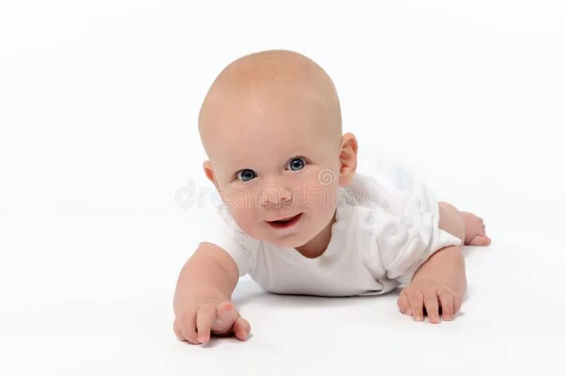 Ребенок 4 месяца фото Baby Blue Eyes stock photo. Image of crawling, baby, innocent - 10443880