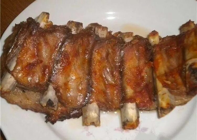 Ребра свиные в духовке фото Свиные ребрышки в духовке к пиву Cooking meat, Meat dishes, Pork ribs