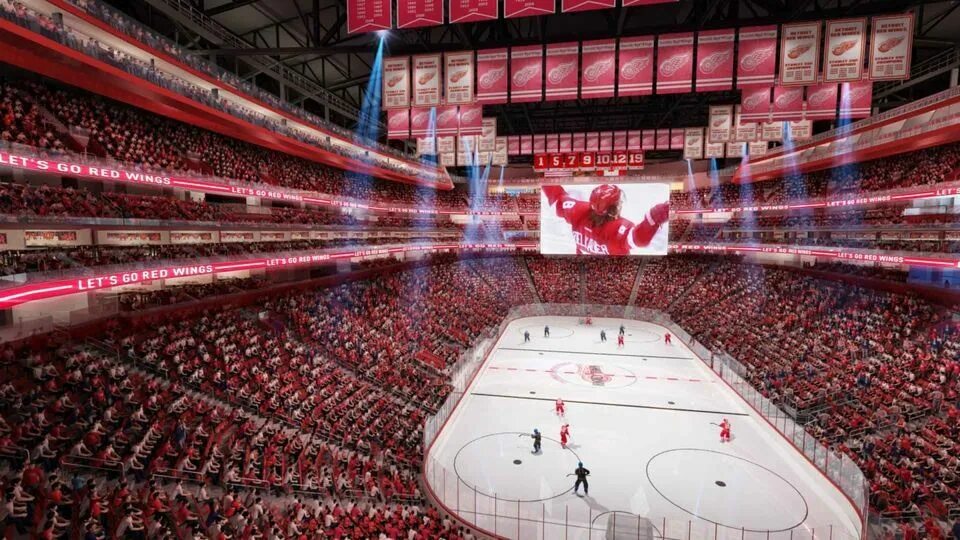 Ред арена фото A look inside Detroit Red Wings' future arena - Sportsnet.ca Detroit red wings, 