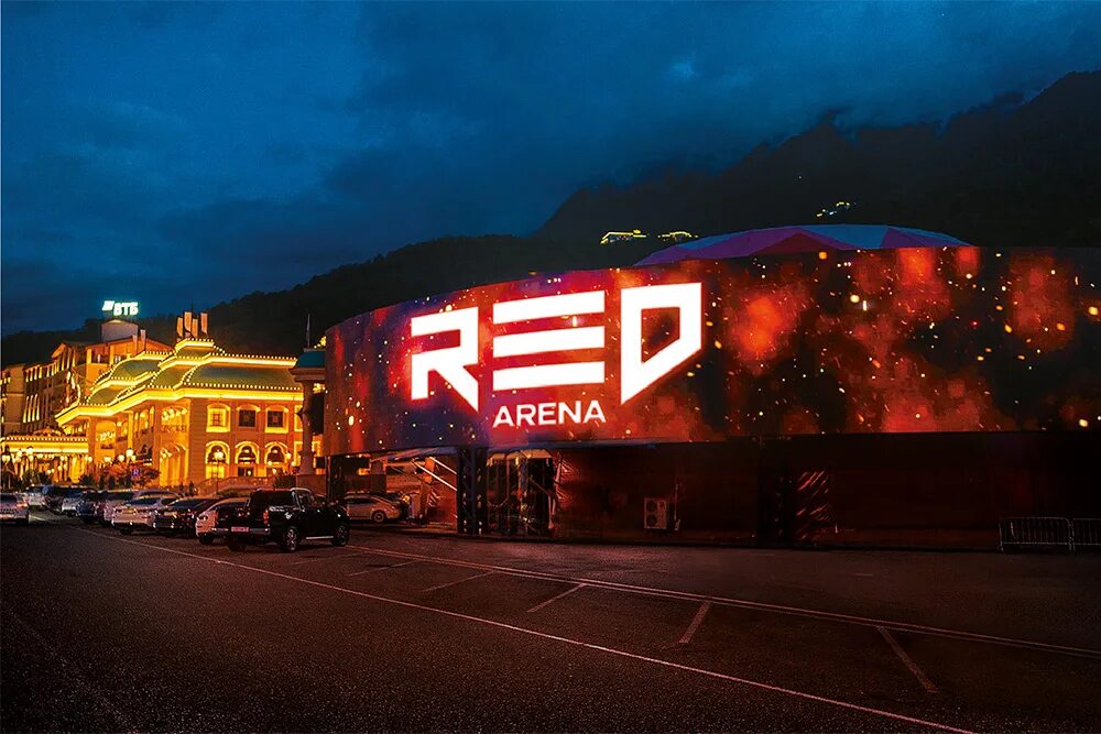 Ред арена фото Игорная зона "Красная Поляна" анонсировала открытие RED ARENA - Российская газет